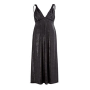 Lardini Black Polyester Cocktail Dress