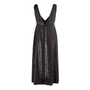 Lardini Black Polyester Cocktail Dress