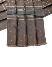 Dolce & Gabbana Brown Fantasy Silk Neck Wrap Shawl Scarf