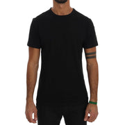 Daniele Alessandrini Black Cotton T-Shirt