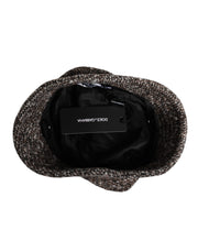 Dolce & Gabbana Brown Alpaca Wool Woven Bucket Hat