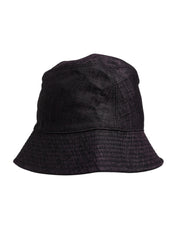 Dolce & Gabbana Black Wide Brim Nylon Bucket Hat