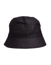 Dolce & Gabbana Black Wide Brim Nylon Bucket Hat