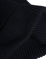 Dolce & Gabbana Black Cashmere Knitted Winter Beanie Hat