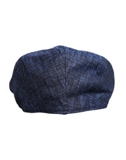 Dolce & Gabbana Blue Cotton Stretch Newsboy Hat