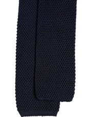 Dolce & Gabbana Dark Blue Silk Adjustable Necktie Tie