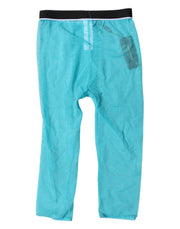 Dolce & Gabbana Light Blue DG Logo Nylon Cropped Tights Underwear