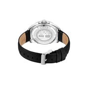 Timberland Black Leather Dress Watch