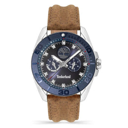 Timberland Brown Leather Bracelet Watch