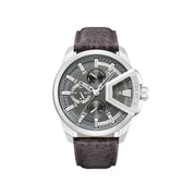 Police Brown Leather Dress Watch