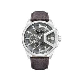 Police Brown Leather Dress Watch