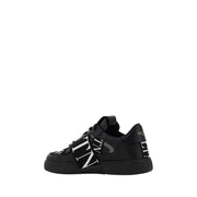 Valentino Garavani Black Leather VL7N Sneakers