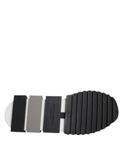 Dolce & Gabbana Black White Slip On Sorrento Sneakers Shoes