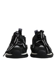 Dolce & Gabbana Black Mesh Sorrento Trekking Sneakers Shoes
