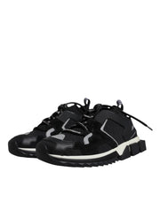 Dolce & Gabbana Black Mesh Sorrento Trekking Sneakers Shoes