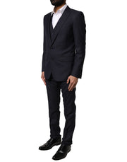 Dolce & Gabbana Black Fantasy MARTINI 3 Piece Formal Suit