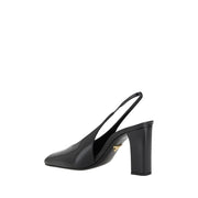 Prada Black Calf Leather Pumps