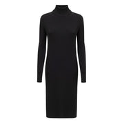 Bottega Veneta Black Wool Long Dress