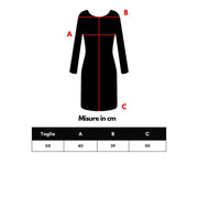 Bottega Veneta Black Wool Long Dress