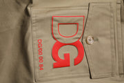 Dolce & Gabbana Dark Khaki Cotton Tapered Pants