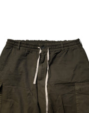 Dolce & Gabbana Brown Cotton Stretch Cargo Pants