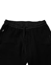 Dolce & Gabbana Black Cotton Blend Men Jogger Sweatpants Pants