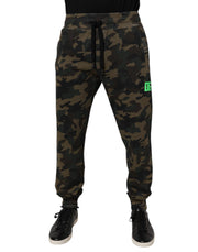 Dolce & Gabbana Multicolor Camouflage Jogger Sweatpants Pants