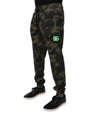 Dolce & Gabbana Multicolor Camouflage Jogger Sweatpants Pants
