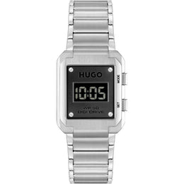 Hugo Boss Silver Stainless Steel Digital Watch