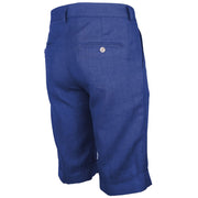Made in Italy Blue Linen Short