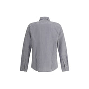 Deperlu Blue Cotton Pattern Shirt