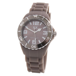 Haurex Brown Rubber Sport Watch