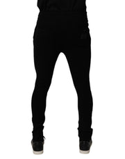 Dolce & Gabbana Black Cashmere Jogger Men Sweatpants Pants