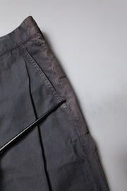 Dolce & Gabbana Dark Gray Cotton Mid Waist Men Bermuda Shorts