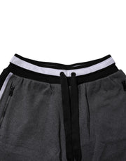 Dolce & Gabbana Dark Gray Cotton Bermuda Sweatshorts Shorts