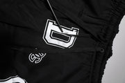 Dolce & Gabbana Black Logo Cotton Bermuda Sweatshorts Shorts