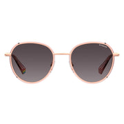 Polaroid Rose Gold Metal Sunglasses