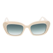 Maje Cream Acetate Sunglasses