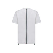 Thom Browne White Cotton T-Shirt