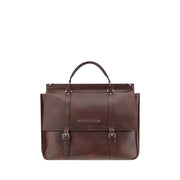 Brunello Cucinelli Brown Calf Leather Bos Taurus Luggage And Travel