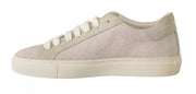 HIDE & JACK Off White Low Top Lace Up Sneakers Shoes