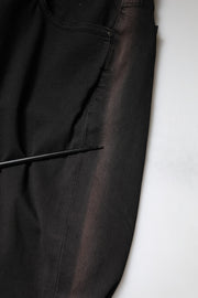 Dolce & Gabbana Black Cotton High Waist Skinny Denim Jeans