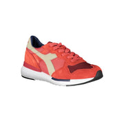 Diadora Red Fabric Sneaker