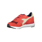 Diadora Red Fabric Sneaker