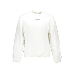 Calvin Klein White Cotton Men Sweater