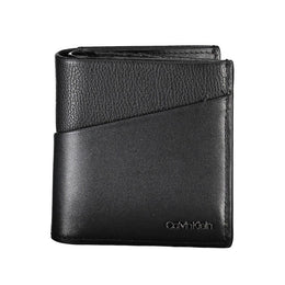 Calvin Klein Black Recycled Polyester Men Wallet