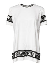 Dolce & Gabbana White #DGMillennials Cotton Crewneck T-shirt