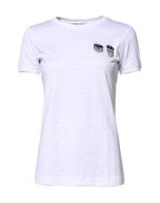 Dolce & Gabbana White #DGFamily Cotton Crew Neck T-shirt