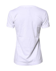 Dolce & Gabbana White #DGFamily Cotton Crew Neck T-shirt