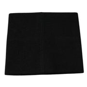 Dolce & Gabbana Black Cashmere DG Logo Square Handkerchief Scarf